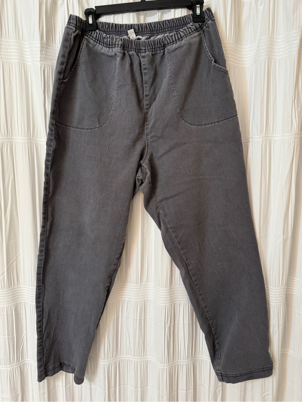 croft & barrow Women's Charcoal Straight-Leg Pants